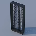 Industrial Metal Equipment With Black Frame And Grid Structure For Industrial Applications