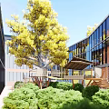 Poding Class 9 Community Kindergarten 3d model