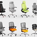 Modern Office Chair Leather Office Chair Fabric Office Chair Boss Chair Swivel Chair Ergonomic Chair 3d model