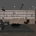 New Chinese Audio-visual Room 3d model