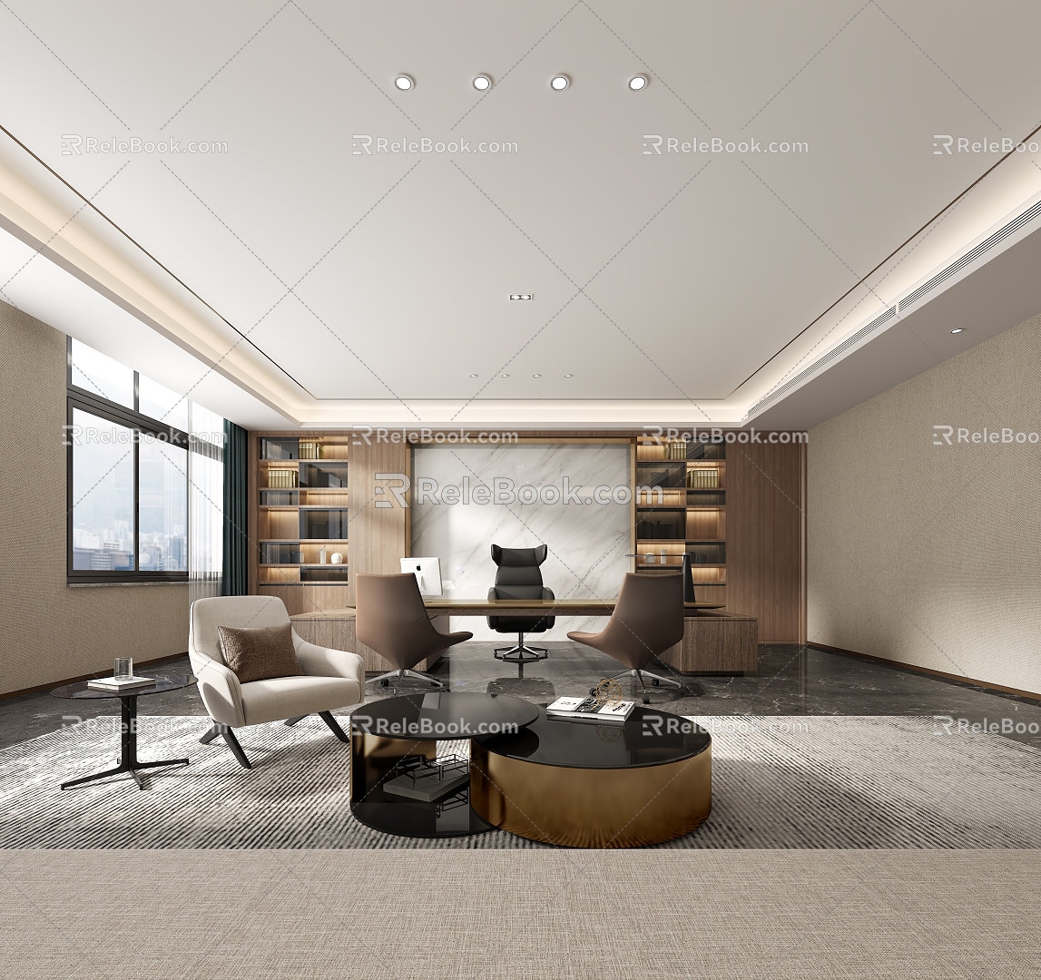 General Manager and Chairman's Office 3d model