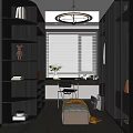 Modern Cloakroom 3d model