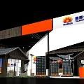 TALSON SOLAR Exhibition Booth with Solar Panels and Modern Display Structure