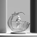 Modern Sculpture 3d model