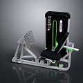 Home Fitness Equipment Leg Press Machine with Black White Ergonomic Design for Home Gym
