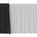 Elegant Dark Brown and White Curtains for Living Room Home Decor