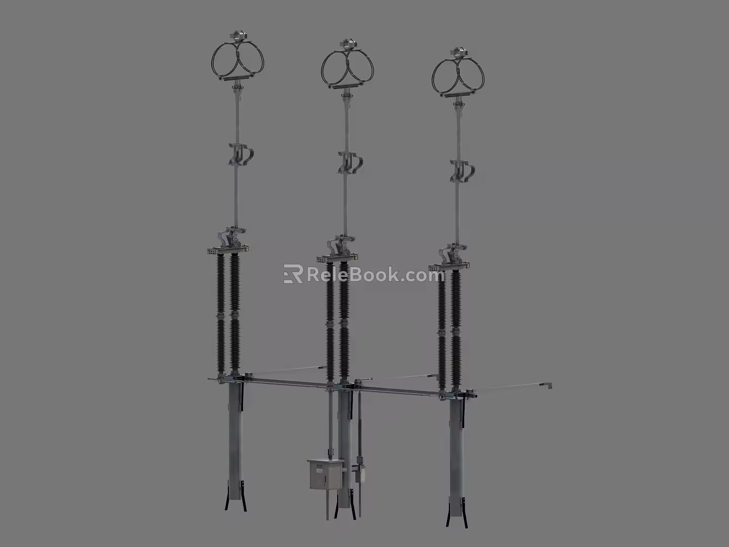 high voltage isolating switch isolating switch 3d model