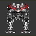 Mech Warrior Mech Soldier Machine Battlearm Mechanical Battlearm Machine Fighter Robot 3d model