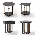Modern side several round several corner several combination 3d model