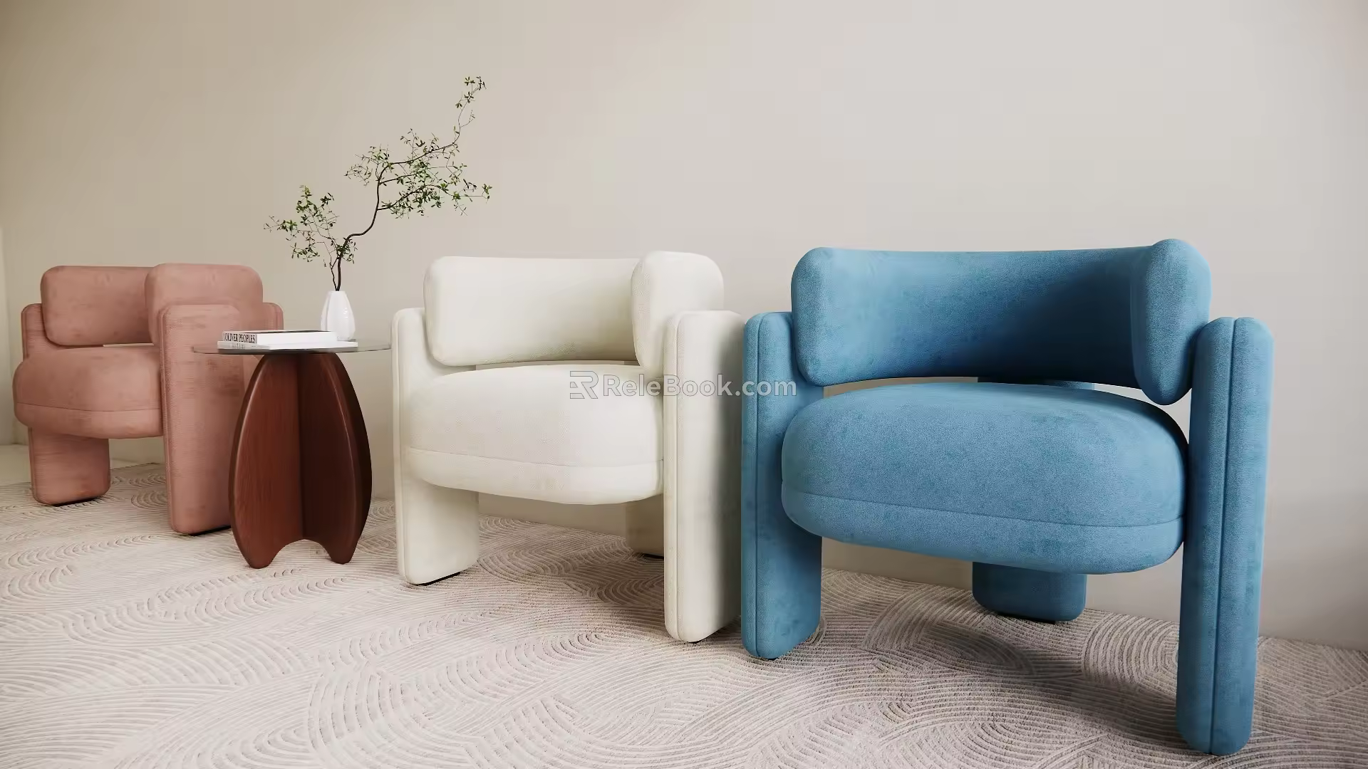 Light Luxury Creative Sofa Combination 3d model