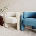 Light Luxury Creative Sofa Combination 3d model