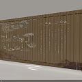 Detailed Ancient Chinese Bamboo Slips Carving Artwork Of Qingming Shanghe Tu Design