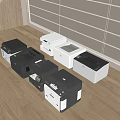 printer copier scanner 3d model