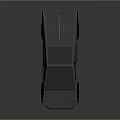 Futuristic Electric Truck 3D Model With Angular Design And Large Tires
