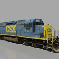 Modern Train 3d model