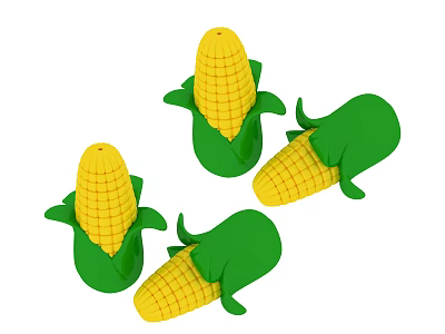 Furnishings Corn Ornaments 3d model