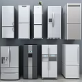 Various Modern Refrigerators And Freezers With Double Door Water Dispenser Designs