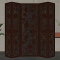 Screen partition 3d model