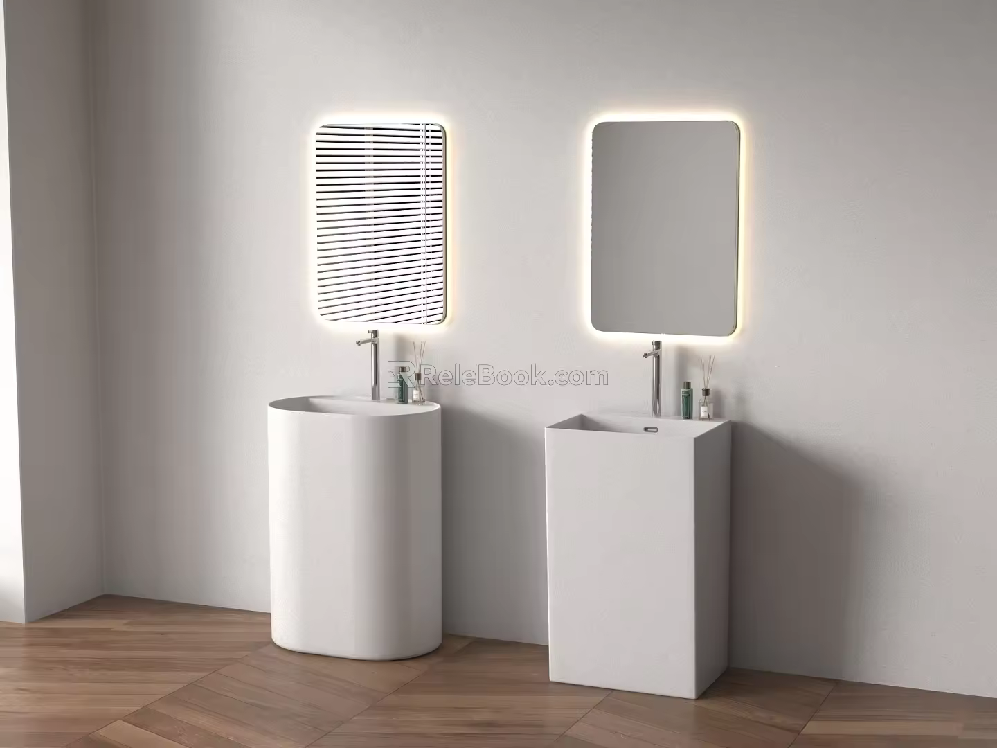 Table basin column basin 3d model