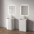 Table basin column basin 3d model