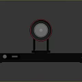 Bosch Video Conference Camera with Red Ring Lens Black Desktop Base and Interface Ports
