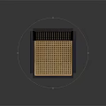Wooden Chair With Dark Wooden Frame Rattan Backrest And Seat Minimalist Modern Furniture Design