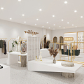 Modern Clothing Store 3d model