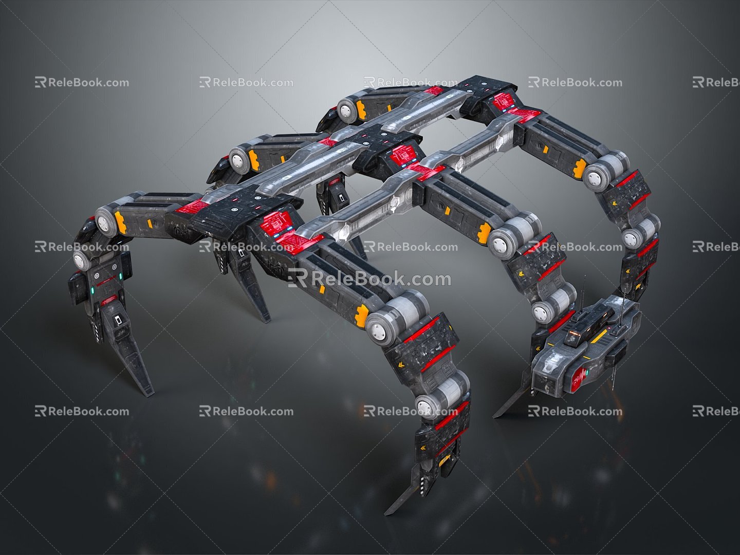 Mechanical claws, mechanical facilities, mechanical equipment, robotic arms, robotic arms, robotic arms 3d model