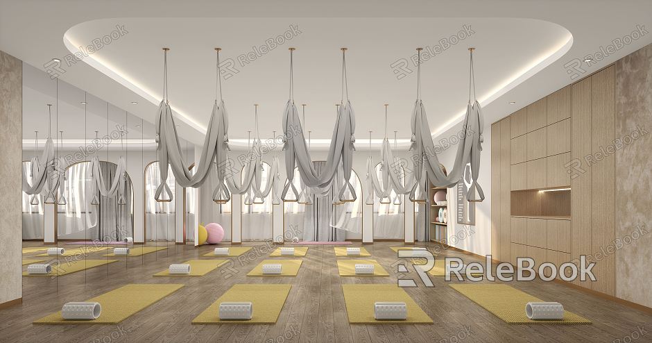 Modern Yoga Room model