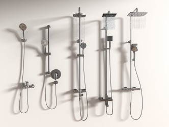 Modern Shower 3d model