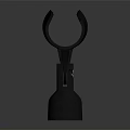 Modern bracket clip Mike rack nozzle clip 3d model