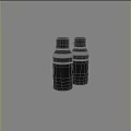 Sleek Stainless Steel Pair of Spice Bottles for Kitchen Seasoning Storage