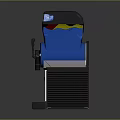 BUBB FRESH Commercial Beverage Dispenser With Red Yellow Blue Tanks Design