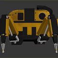 Robot Spider Robot Mecha Spider Science Fiction Spider Mechanical Spider Battery Spider Tower Defense 3d model