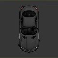 Black Sports Car With Sleek Design Red Accented Wheels And Aerodynamic Vents