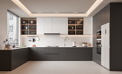 Modern Kitchen 3d model