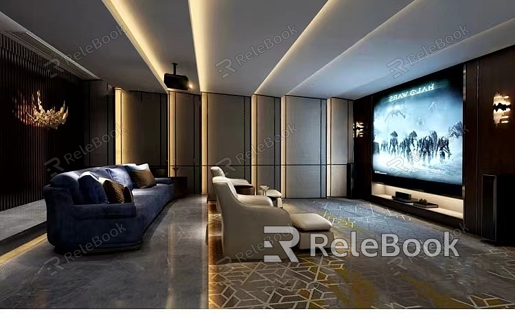 Modern AV Room Home AV Room Audiovisual Room Audiovisual Room Cinema Audiovisual Room model