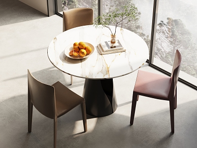 Modern Leisure Table and Chair Negotiation Table and Chair Dining Table and Chair Table and Chair Combination model