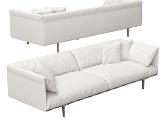 poltronafrau double sofa 3d model