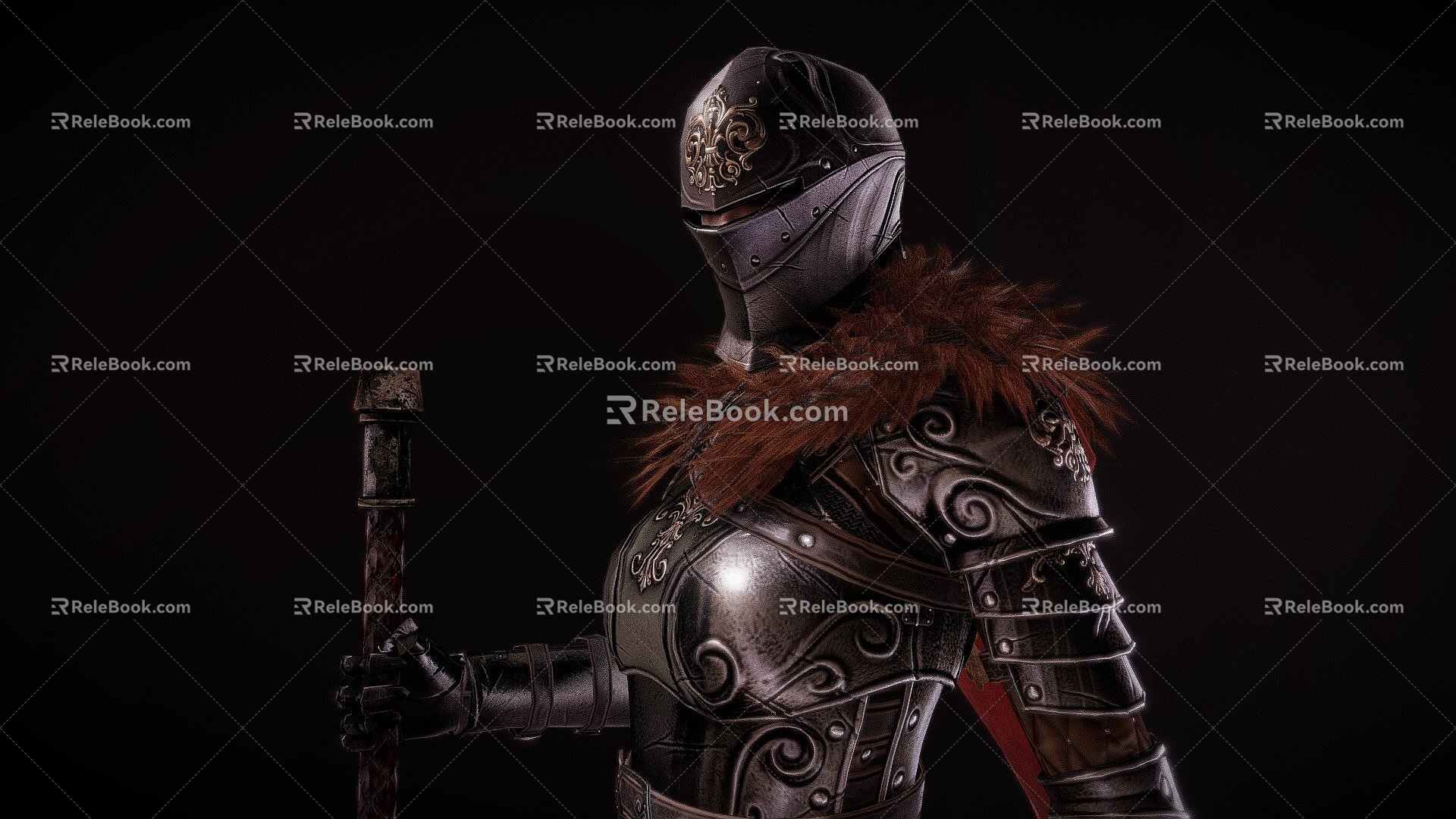 Knights of Arms suit 3d model