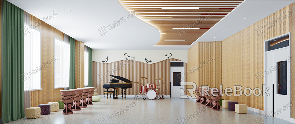 Modern Music Classroom Kindergarten Music Classroom Kindergarten Percussion Music Classroom Music Classroom model