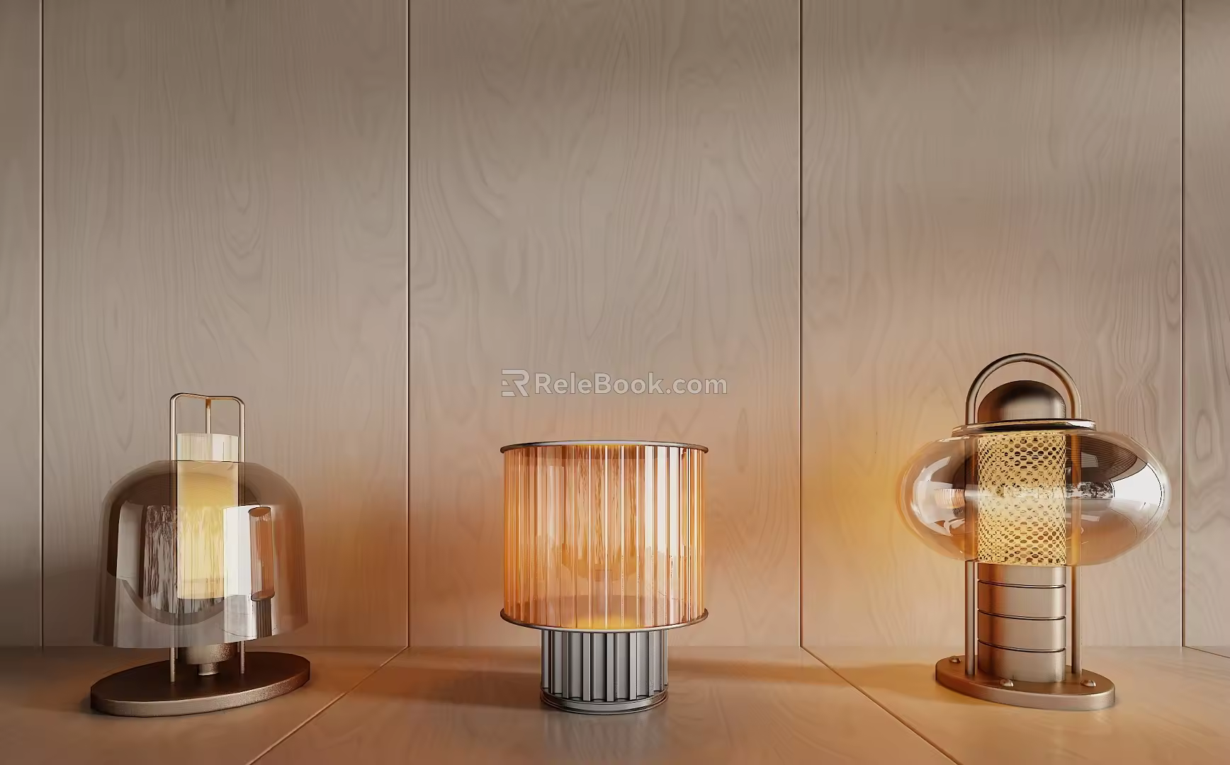 Modern Table Lamp Metal Table Lamp 3d model