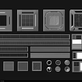 Various Air Conditioner Air Vents With Different Shapes And Grille Designs