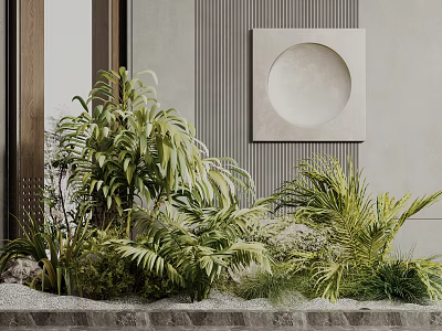 Modern Plant Indoor Plant Combination 3d model