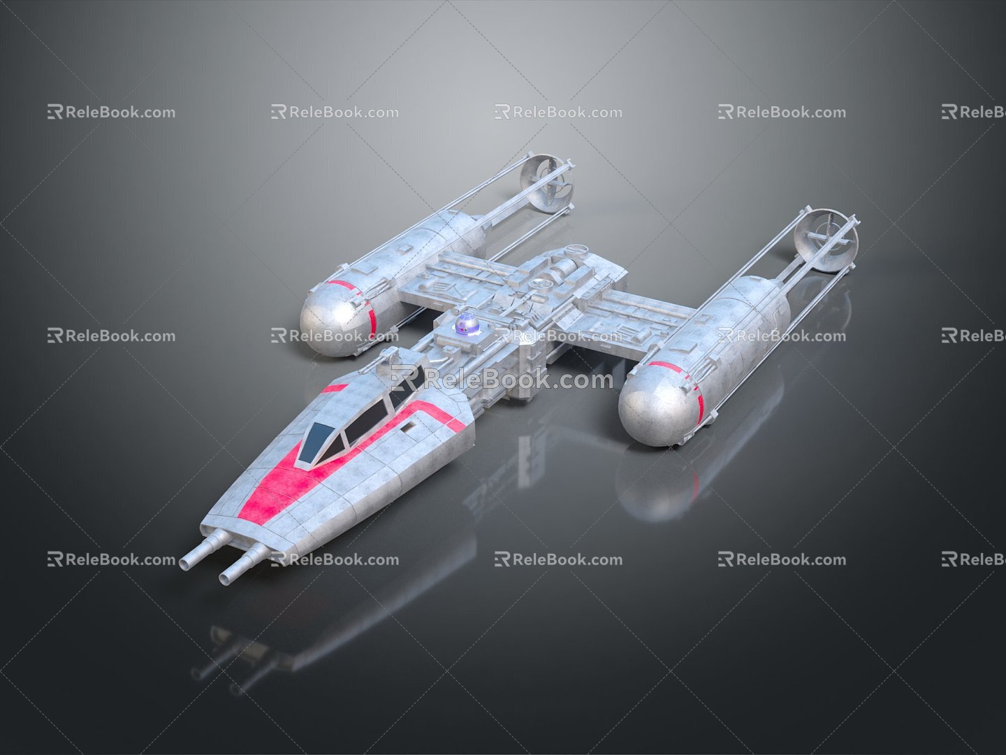 Spaceship Fighting Spaceship Spaceship Aircraft 3d model