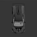 Gray Lamborghini Invencible Sports Car With Rear Spoiler And Aerodynamic Design
