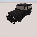 Black Off Road SUV With Roof Rack Front Grille And Rugged Exterior Design