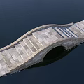 Chinese style stone arch bridge stone bridge arch bridge landscape bridge 3d model