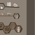 Nordic Style Bookshelf Storage Rack 3d model