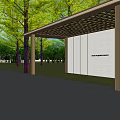 New Chinese Style Pavilion 3d model